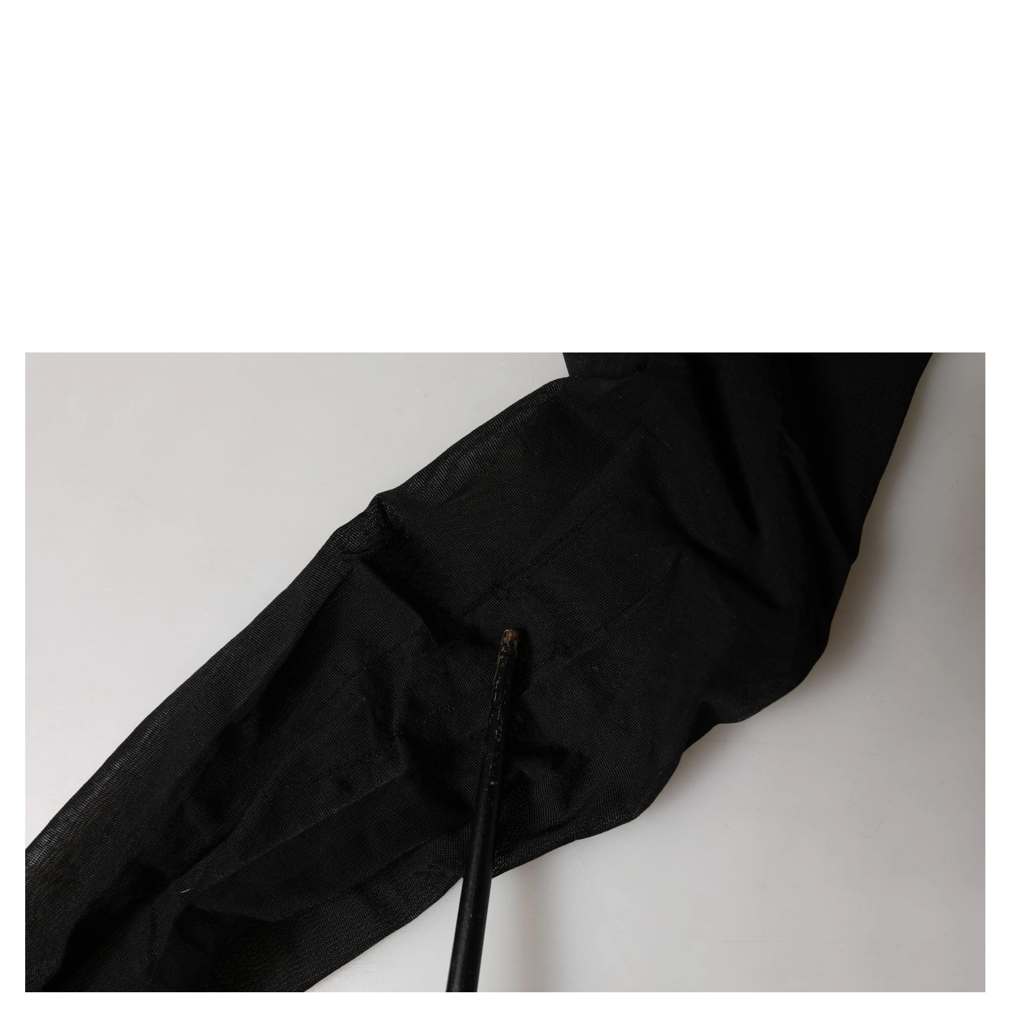 Black Sheer Nylon Thigh High Stockings Socks