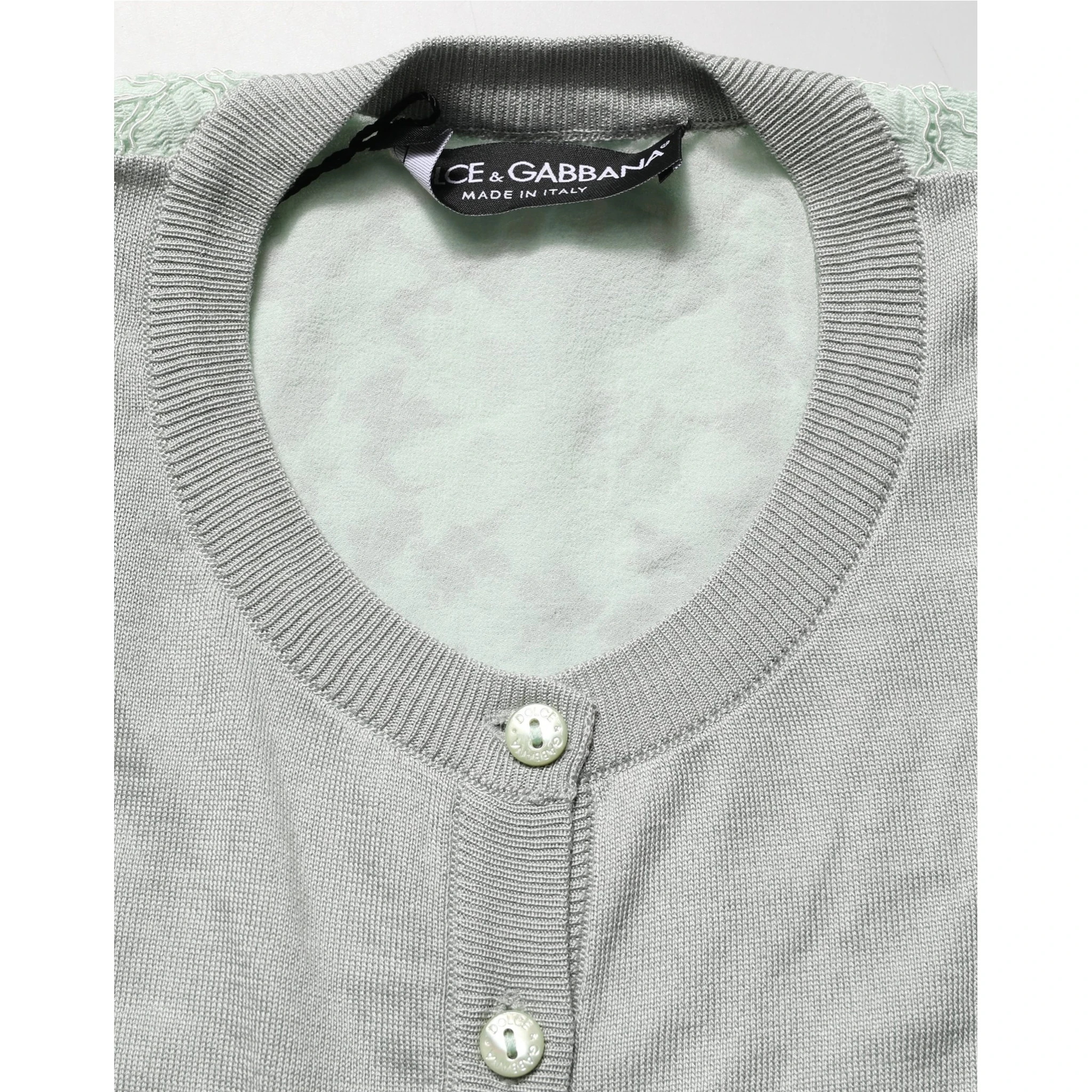 Green ButtonDown LongSleeve Cardigan Sweater