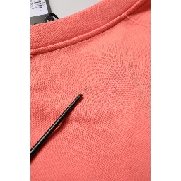 Pink Graphic Crew Neck Cropped Sweatshirt Sweater