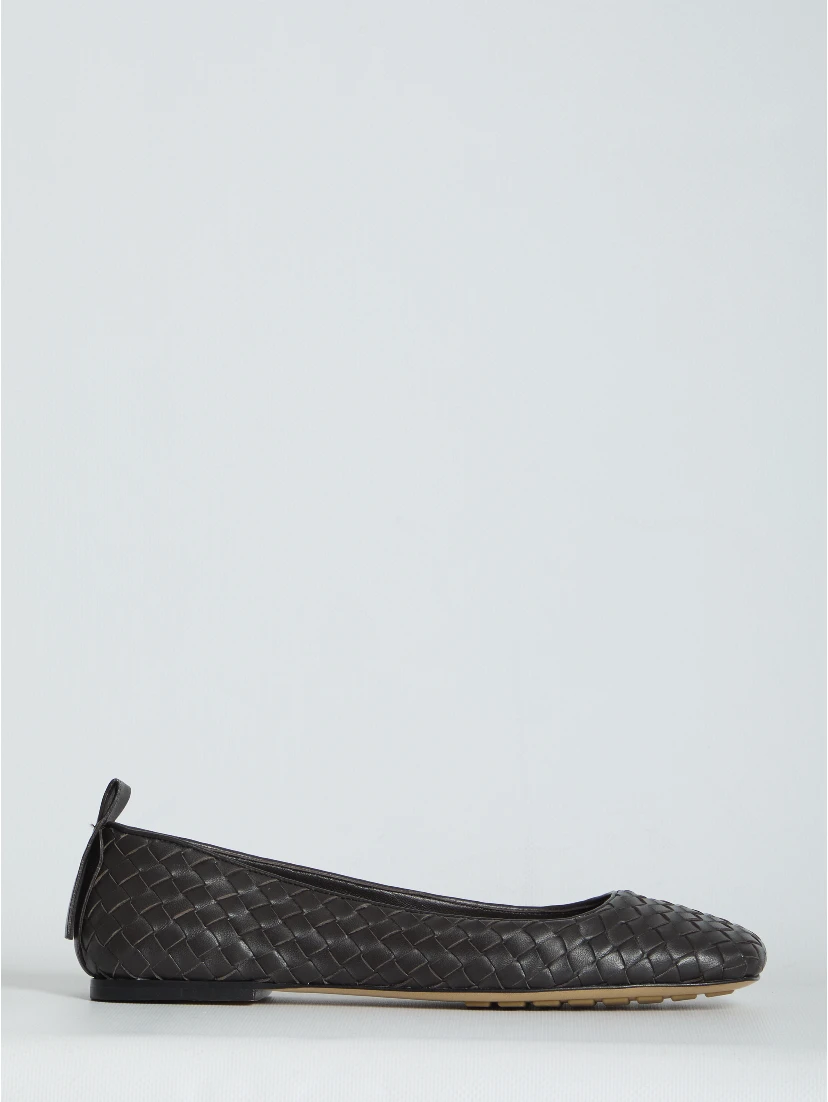 Espresso Charlotte ballet flats