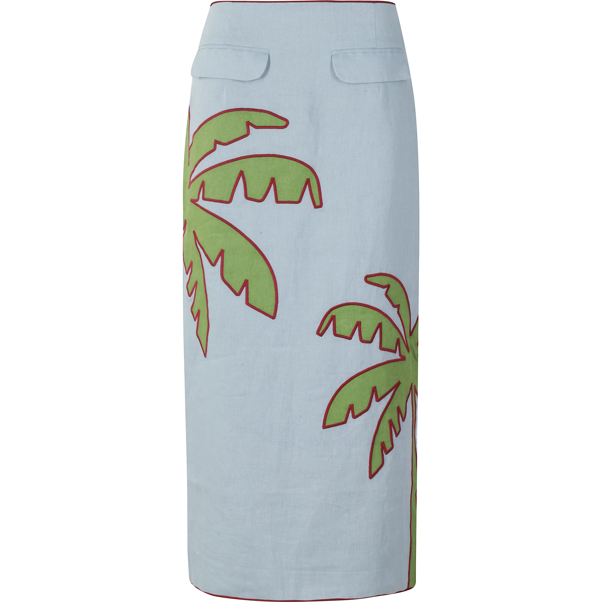 PALM TREE MAXI SKIRT