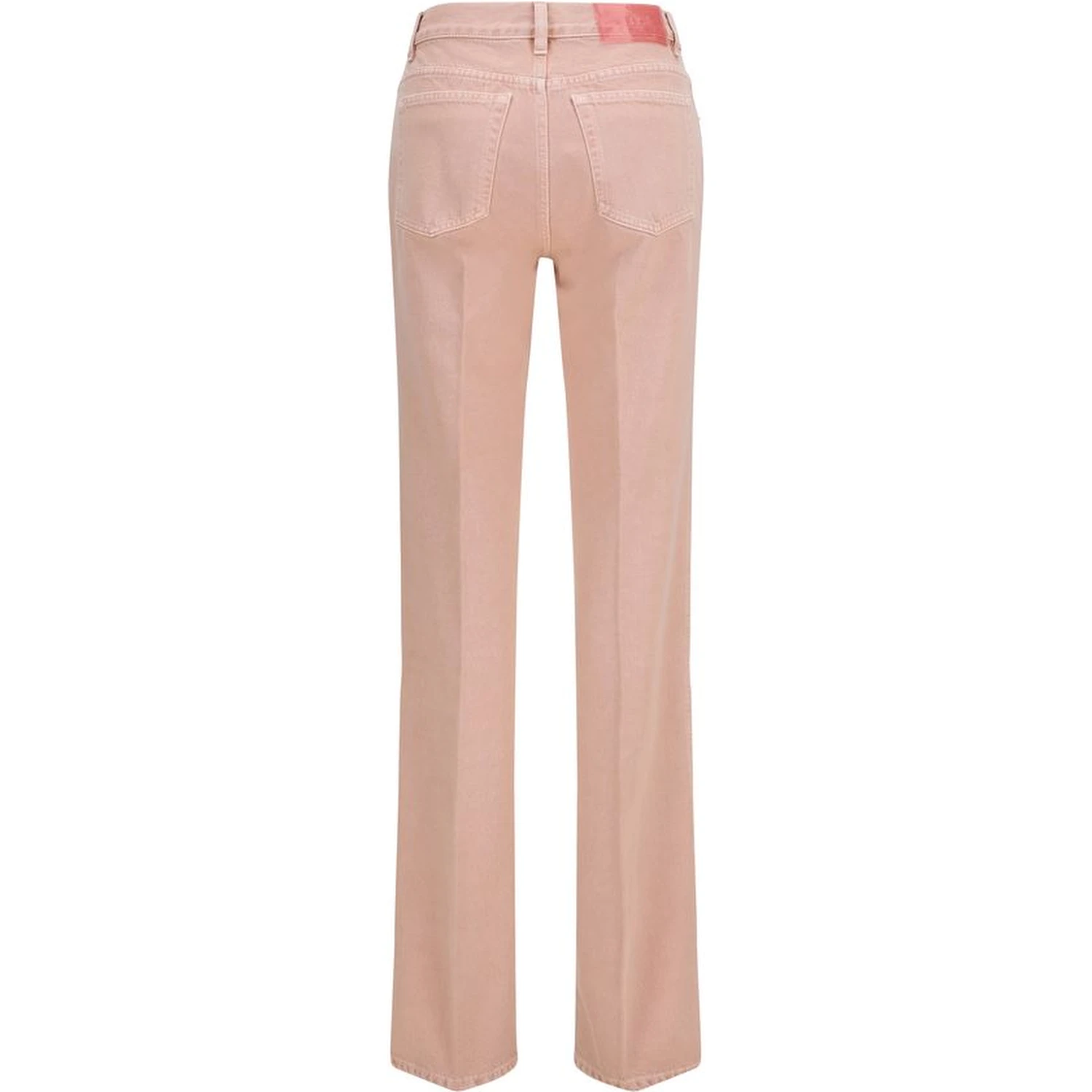 Multicolor Cotton Straight-Leg Jeans