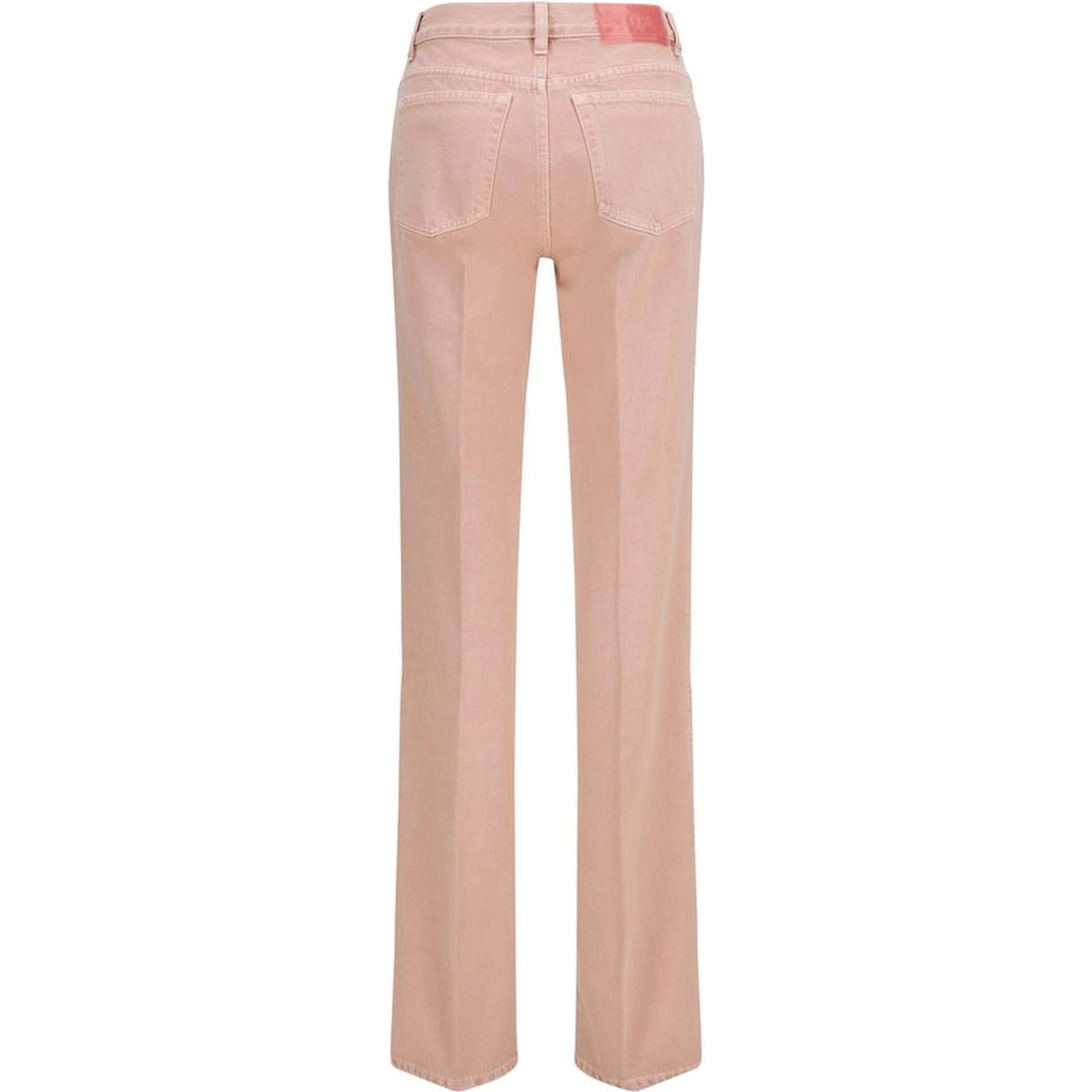 Multicolor Cotton Straight-Leg Jeans