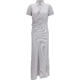 Multicolor Silk Casual Dress