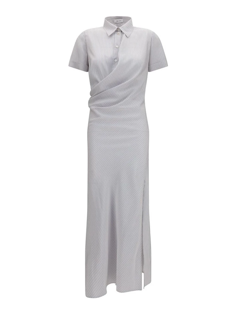 Multicolor Silk Casual Dress