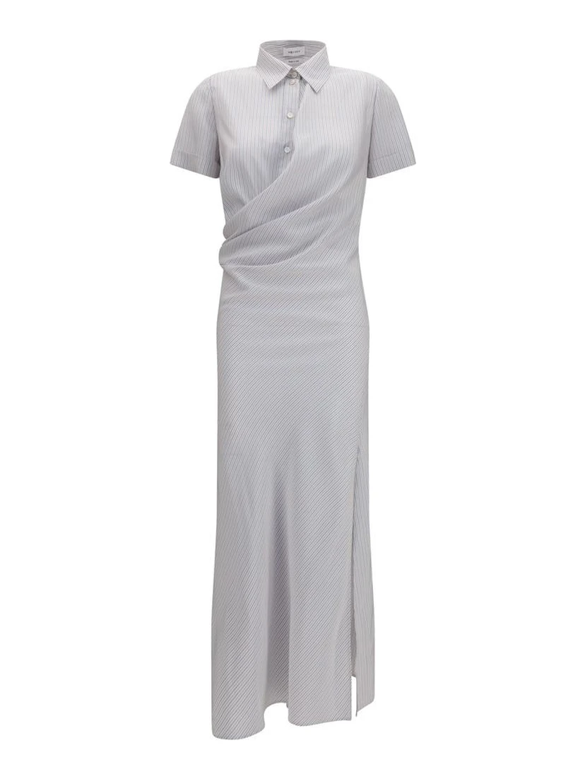 Multicolor Silk Casual Dress