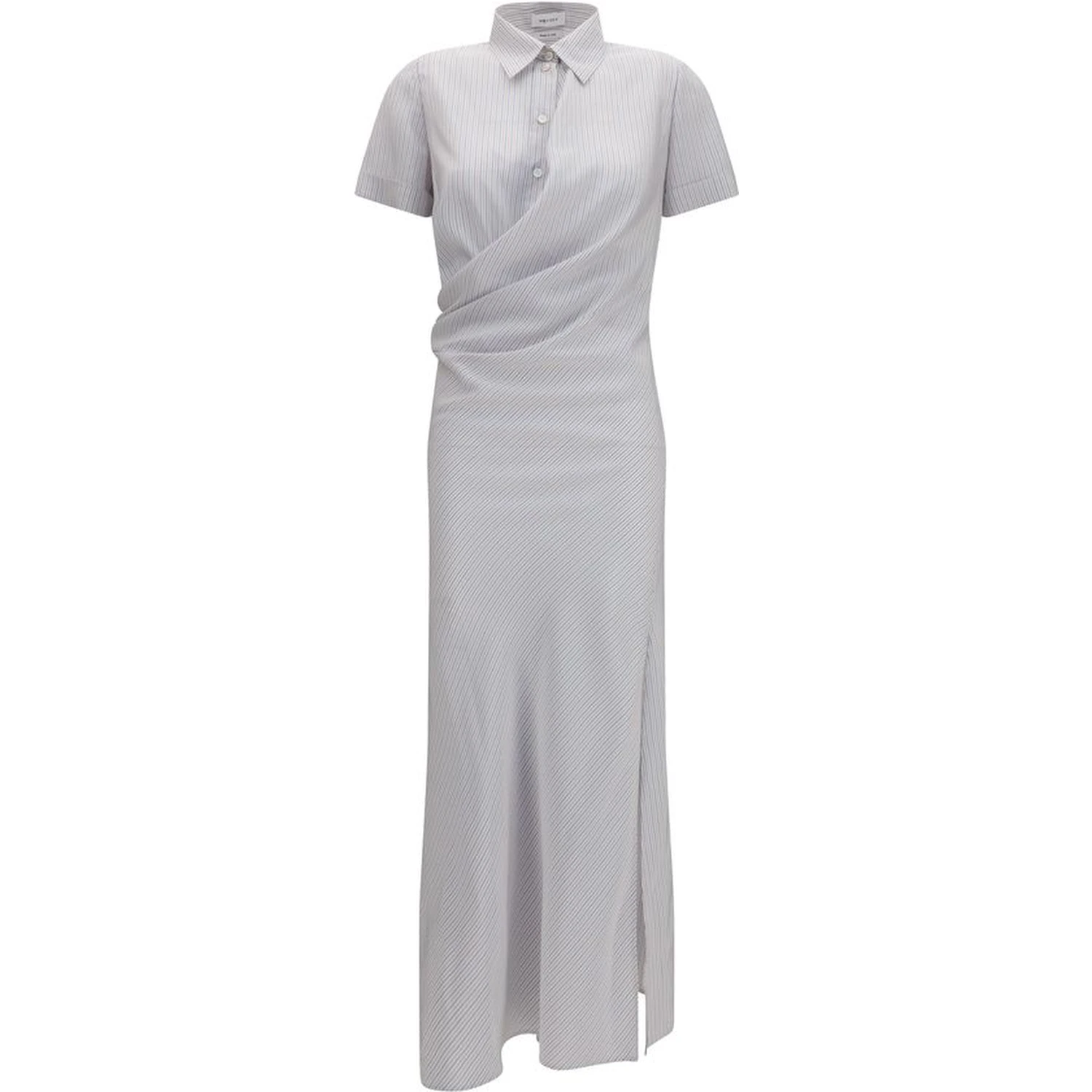 Multicolor Silk Casual Dress