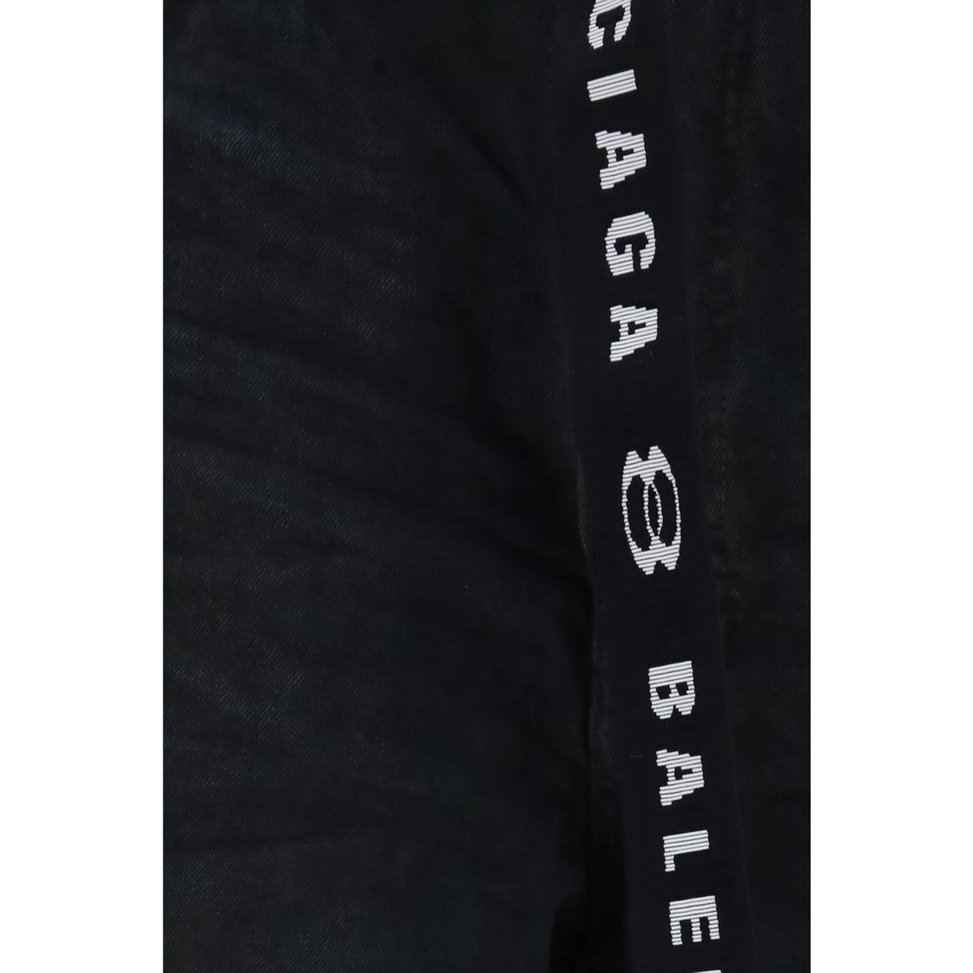 Black Cotton Bermuda Shorts