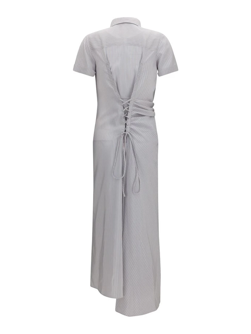 Multicolor Silk Casual Dress