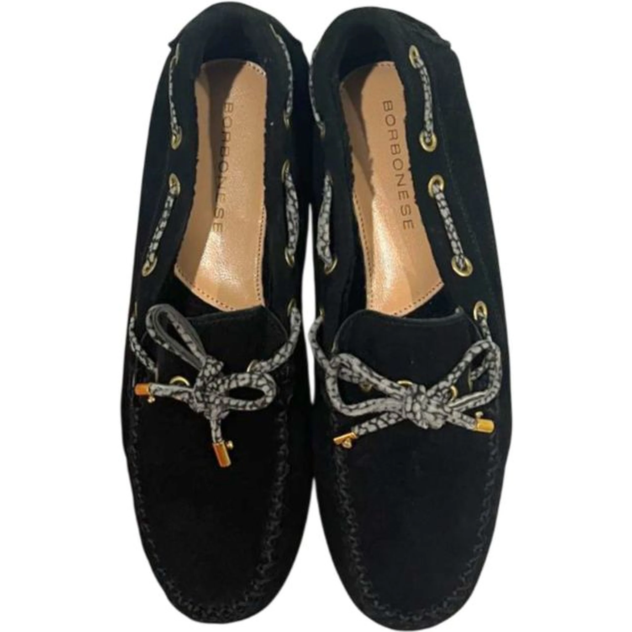 Black Rubber Women Loafer
