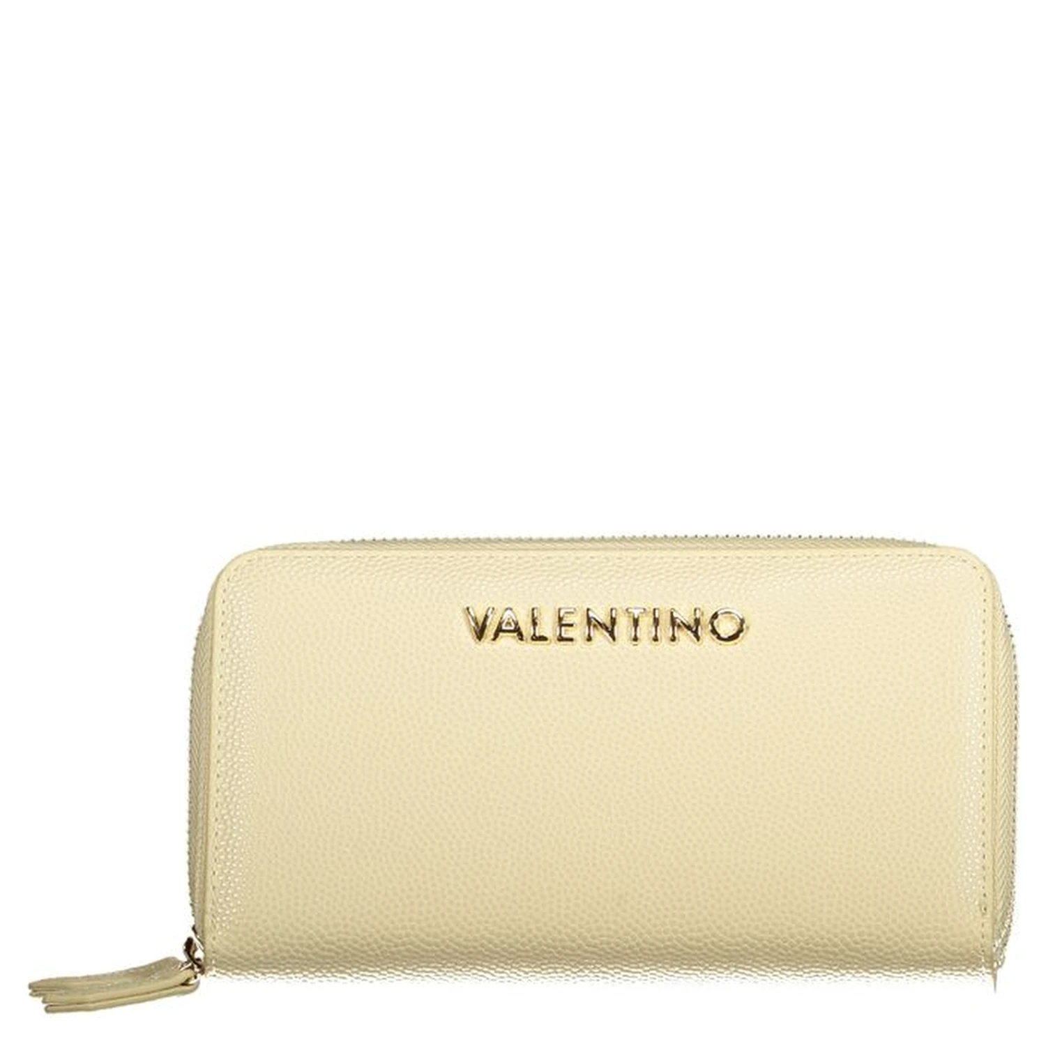 Beige Polyurethane Women's Wallet