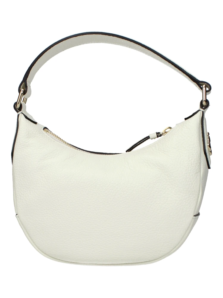 Beige Leather Handbag