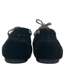 Black Rubber Women Loafer