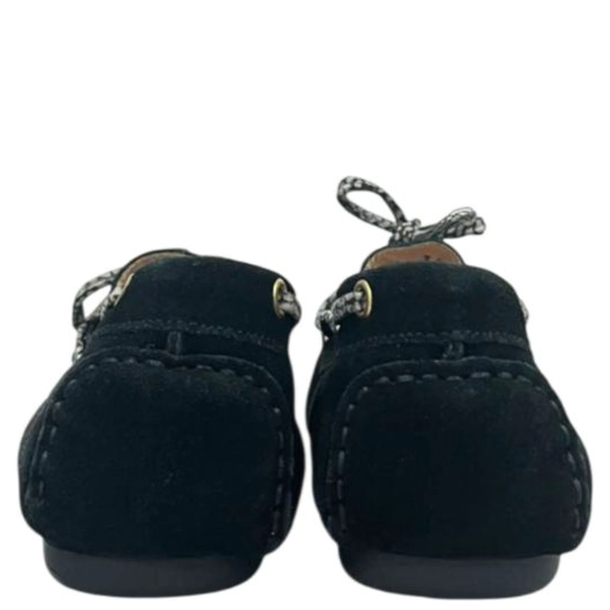 Black Rubber Women Loafer
