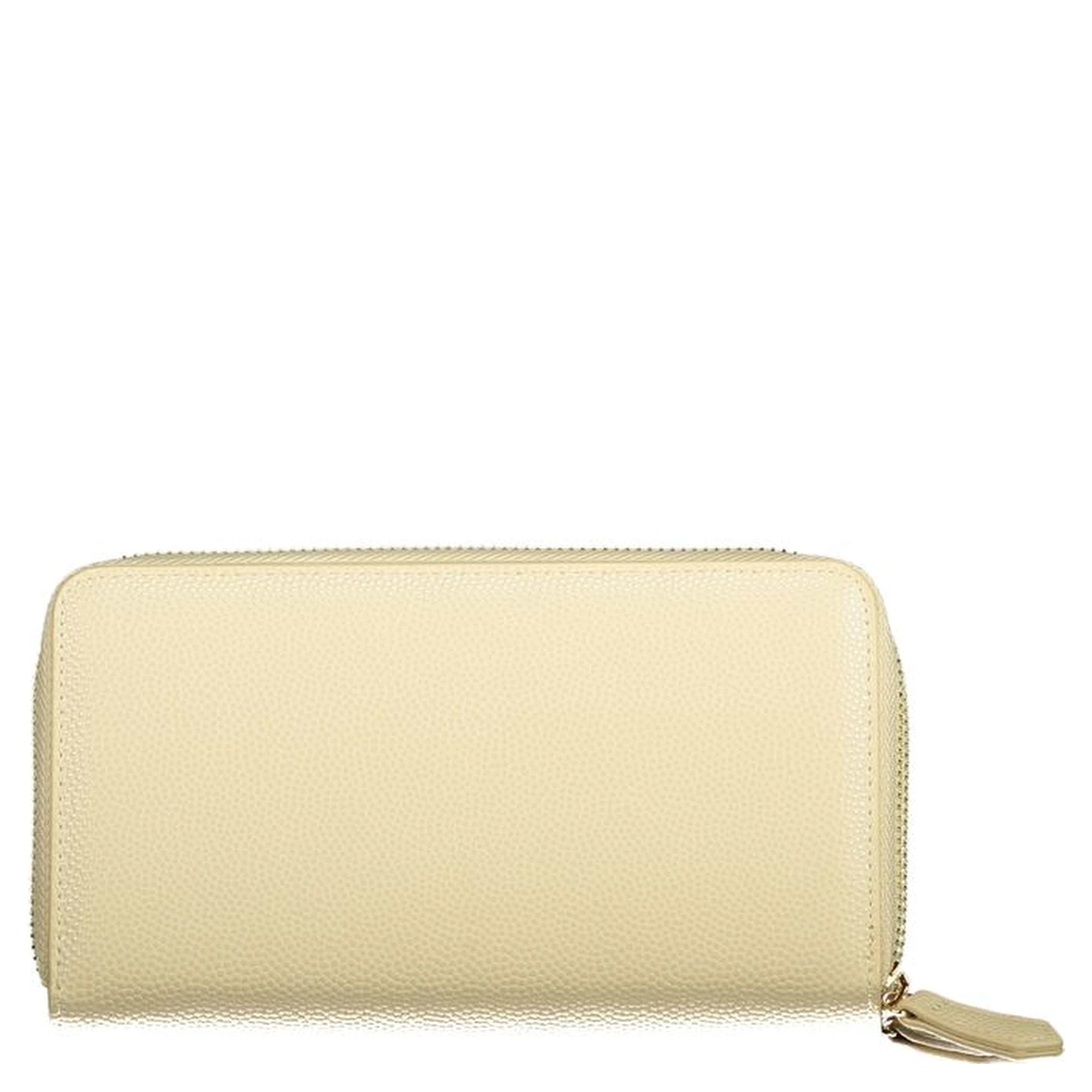 Beige Polyurethane Women's Wallet