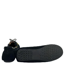 Black Rubber Women Loafer