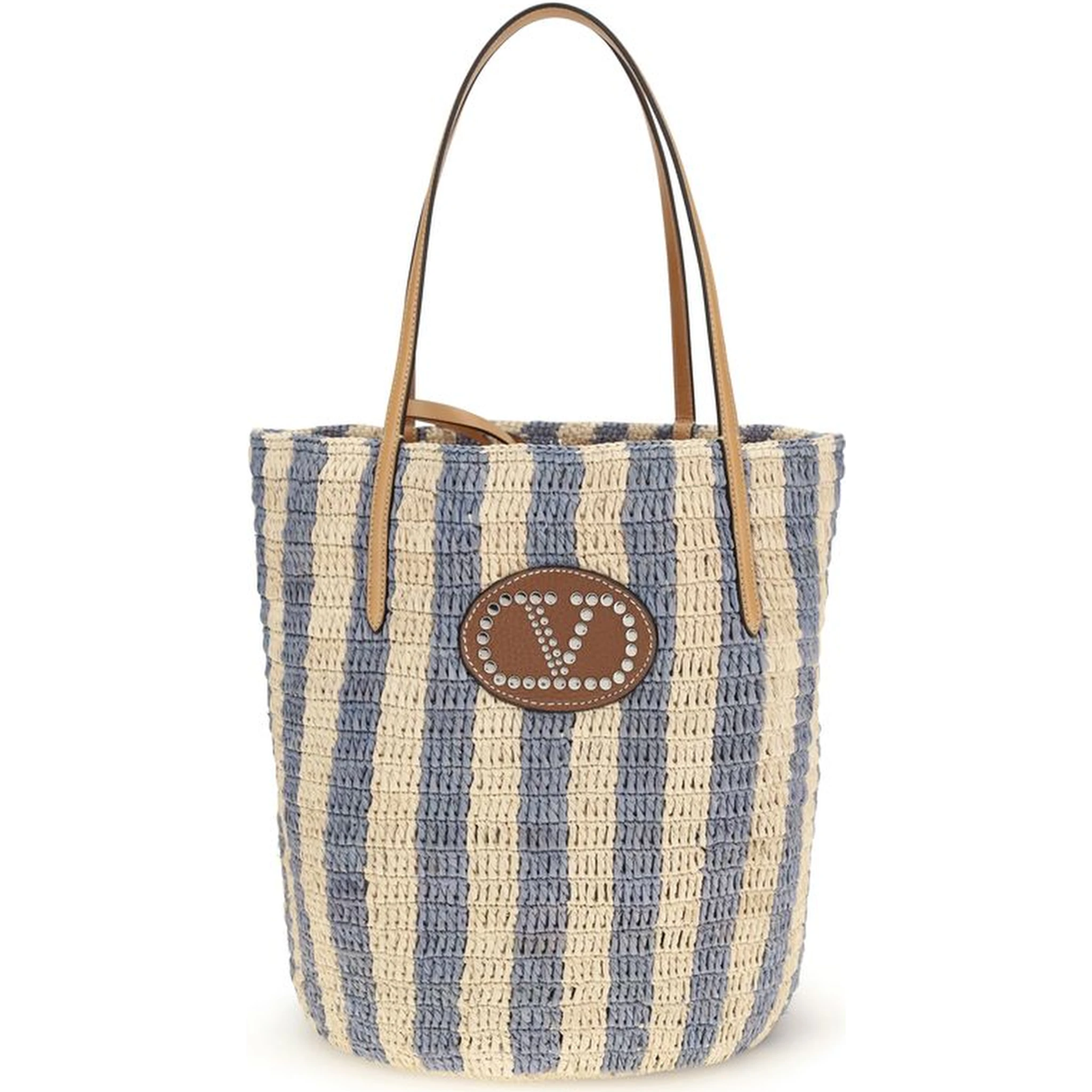 Multicolor Raffia Backet Bag