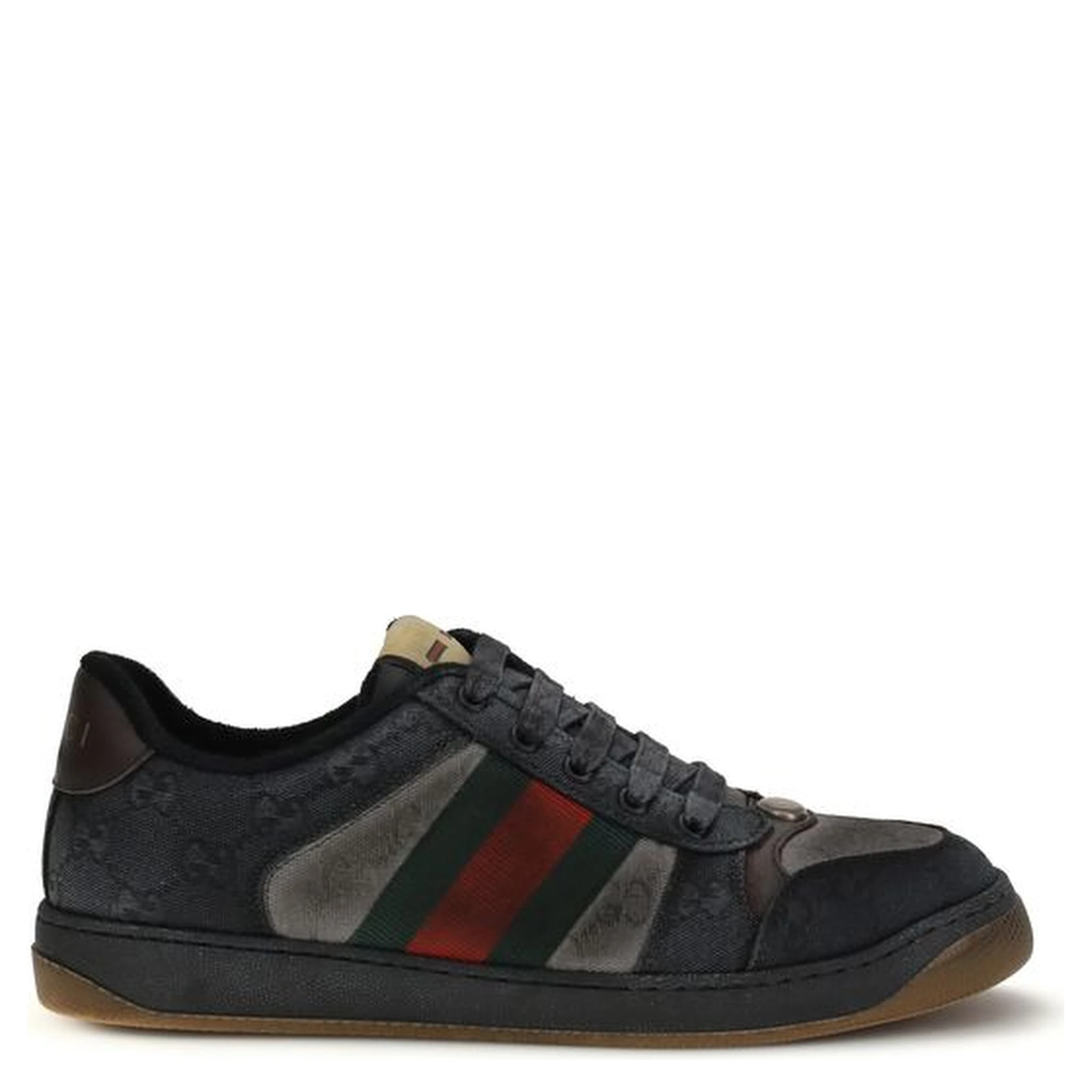 Black Calf Leather Bos Taurus Low Top Sneakers