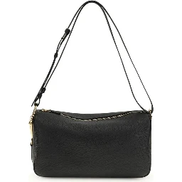 Black Calf Leather Bos Taurus Handbag