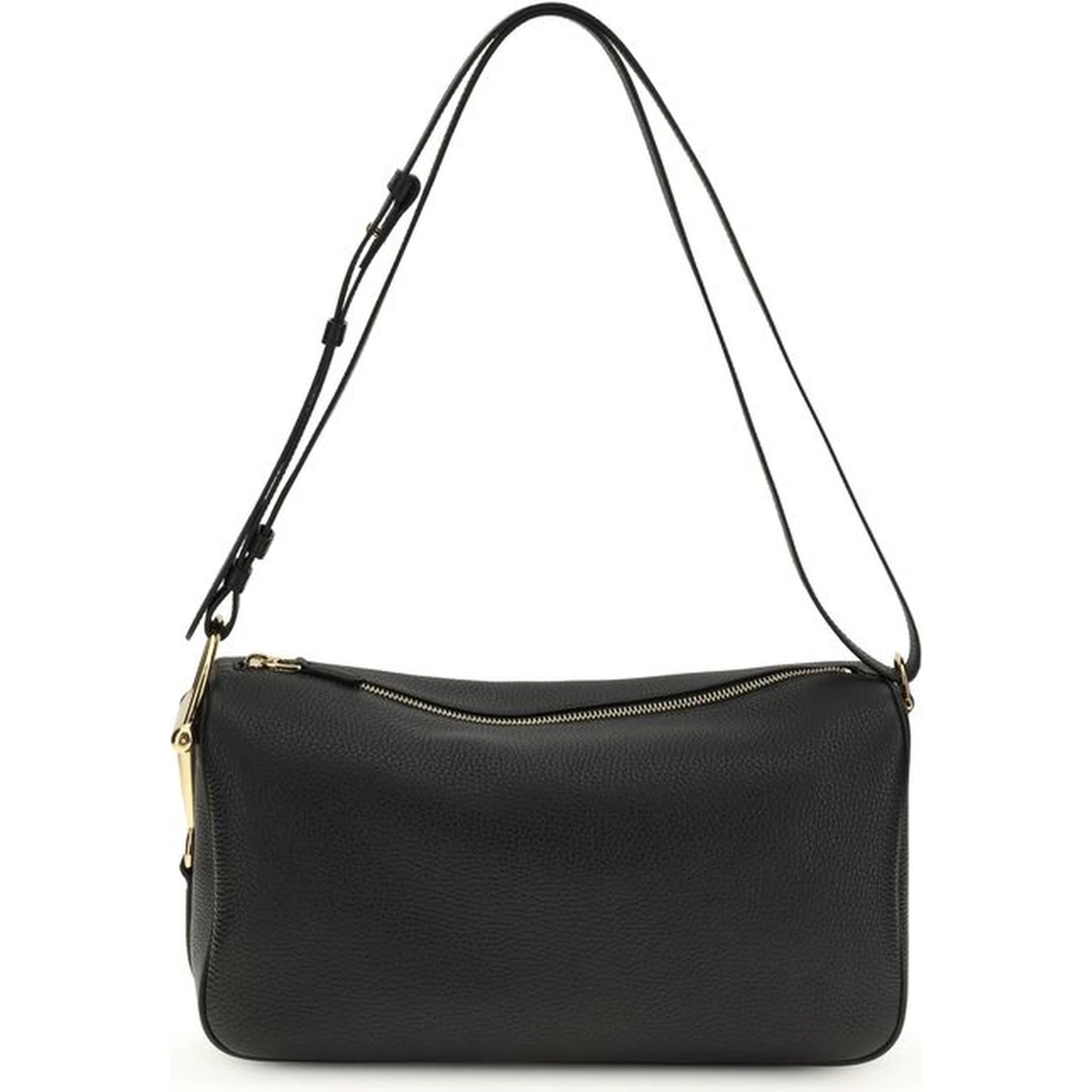 Black Calf Leather Bos Taurus Handbag