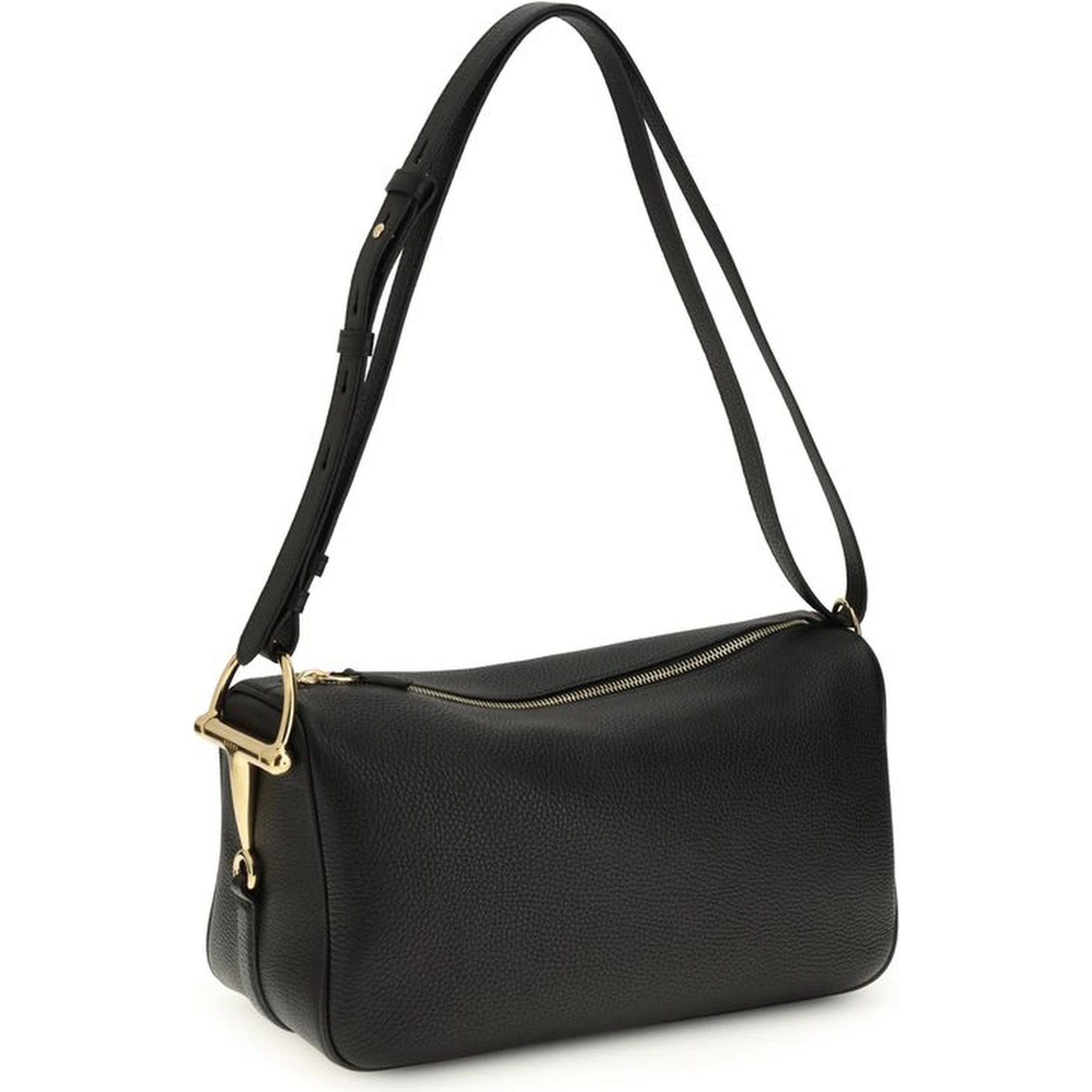 Black Calf Leather Bos Taurus Handbag