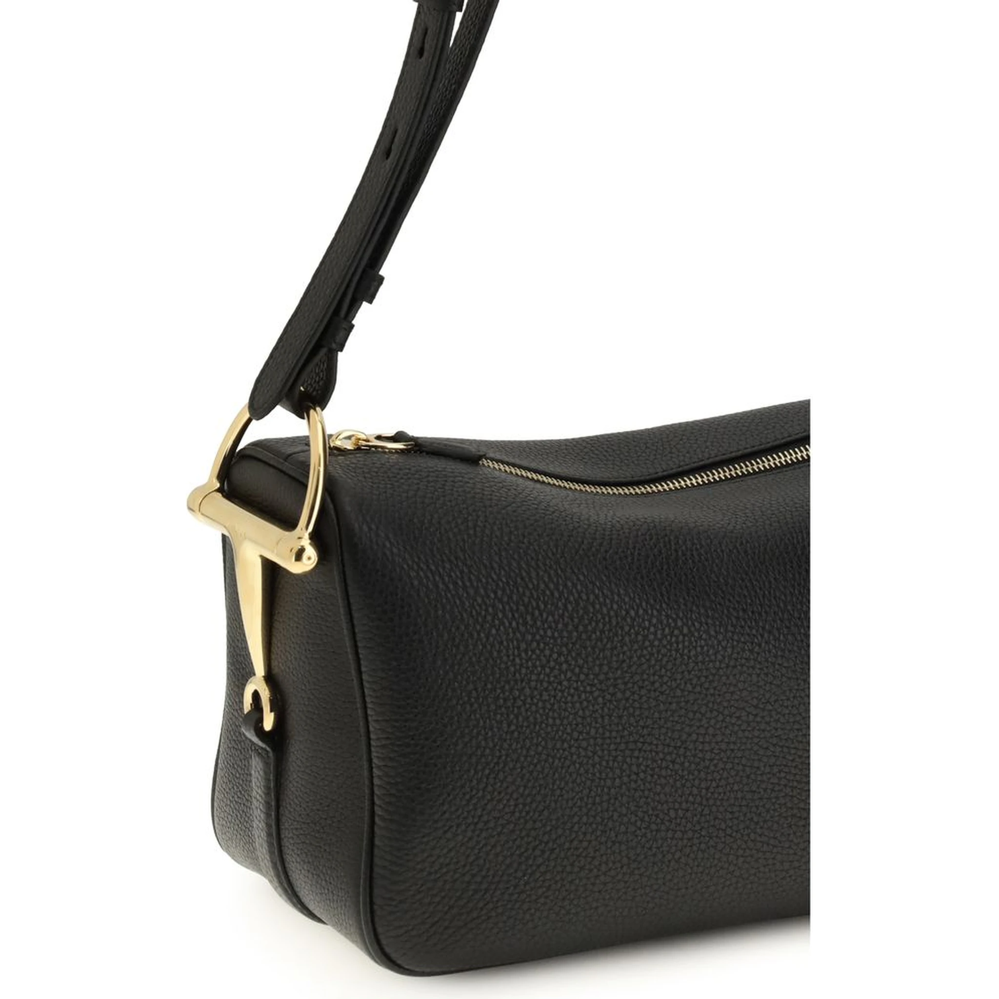Black Calf Leather Bos Taurus Handbag