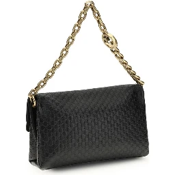 Black Calf Leather Bos Taurus Handbag