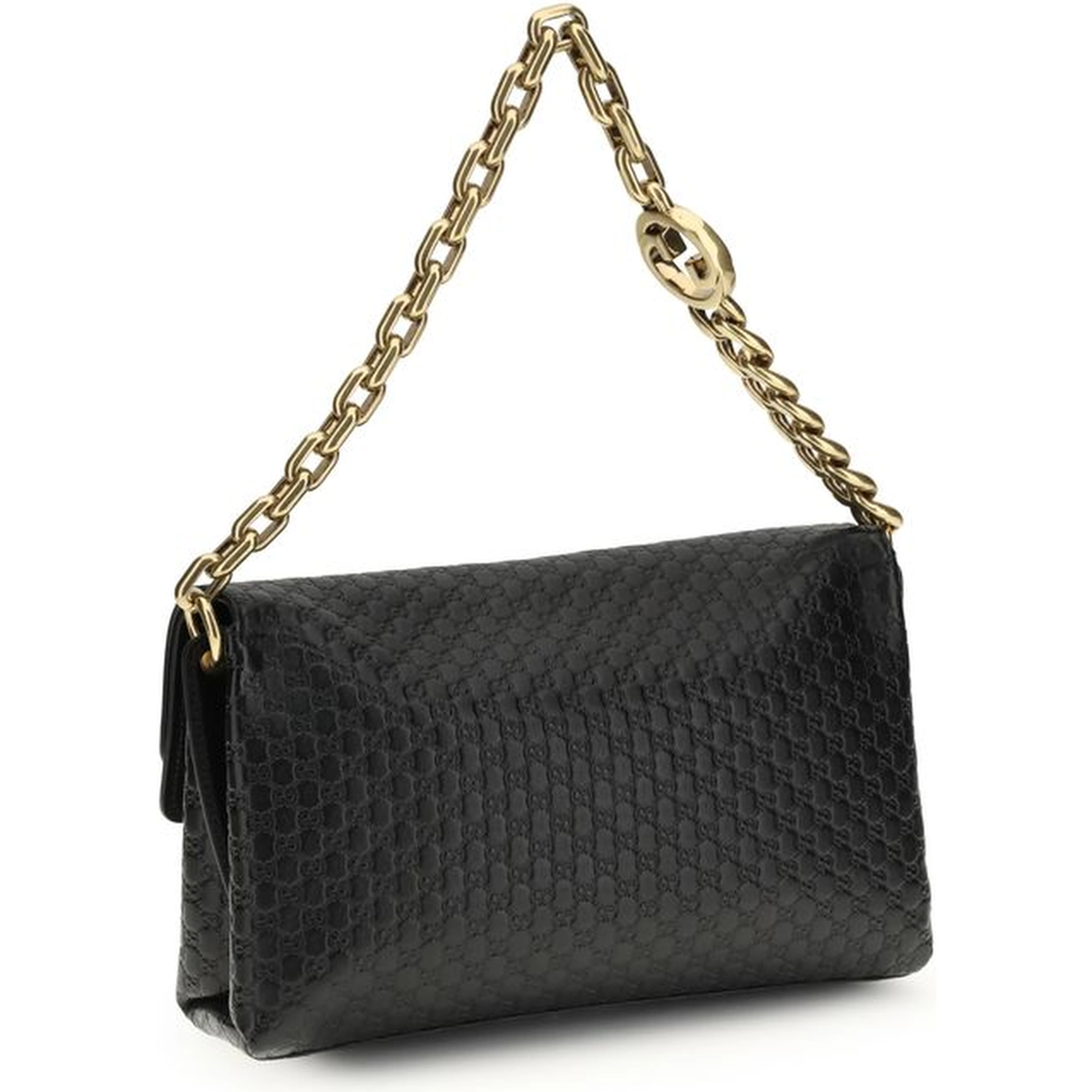 Black Calf Leather Bos Taurus Handbag