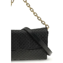 Black Calf Leather Bos Taurus Handbag