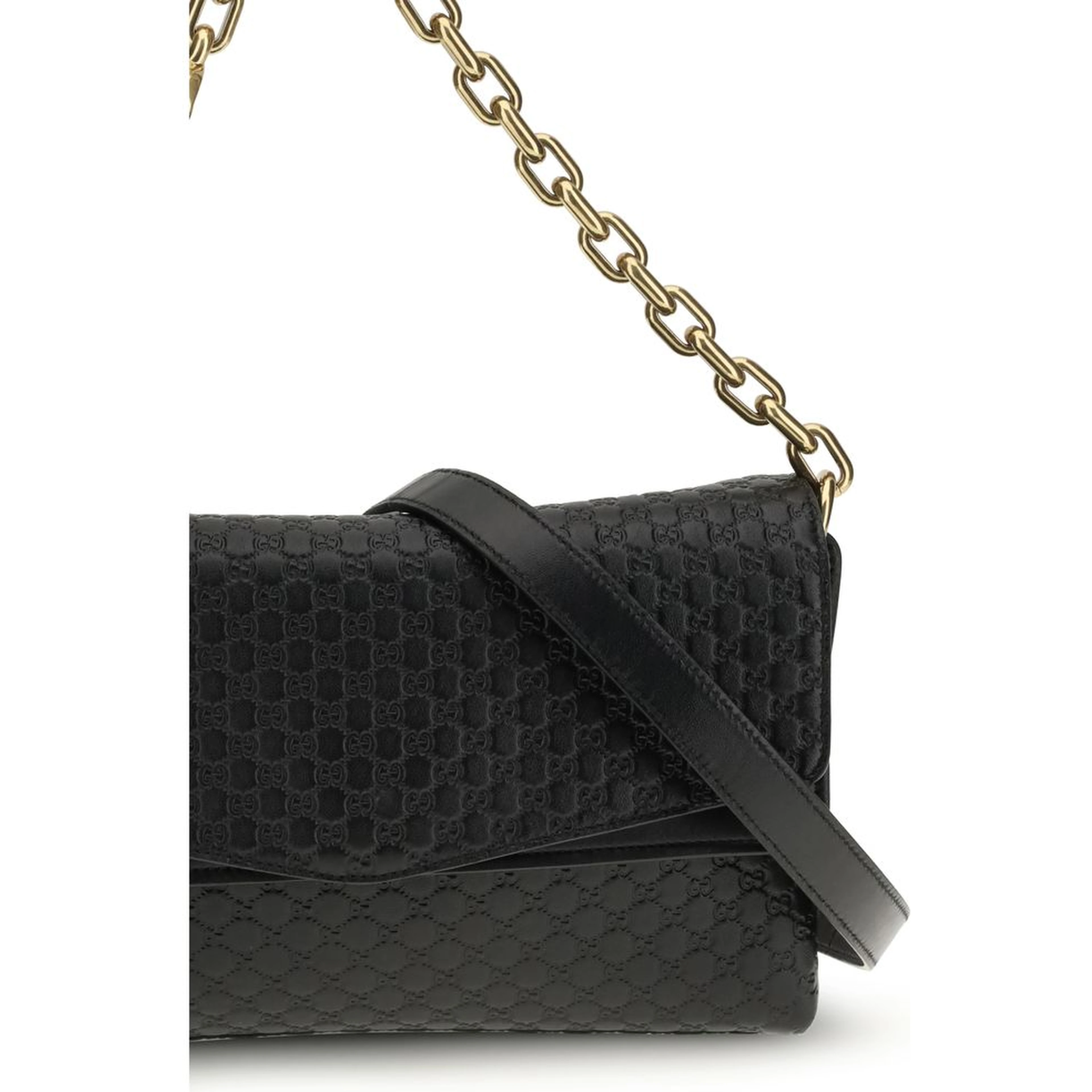 Black Calf Leather Bos Taurus Handbag