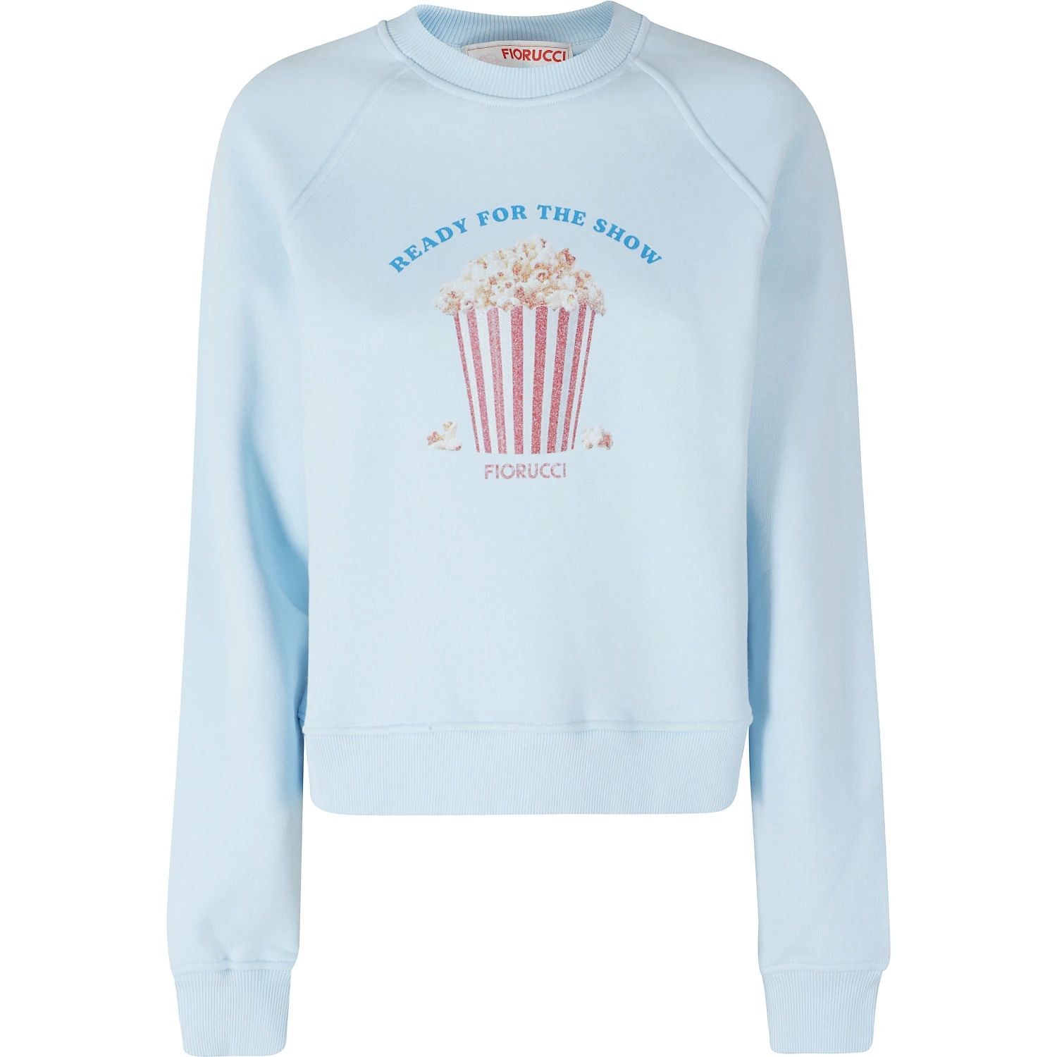 POPCORN PRINT SLIM CREWNECK SWEATSHIRT
