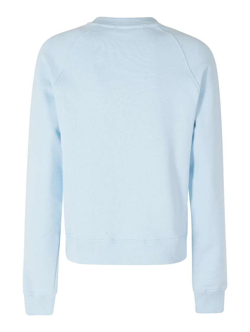 POPCORN PRINT SLIM CREWNECK SWEATSHIRT