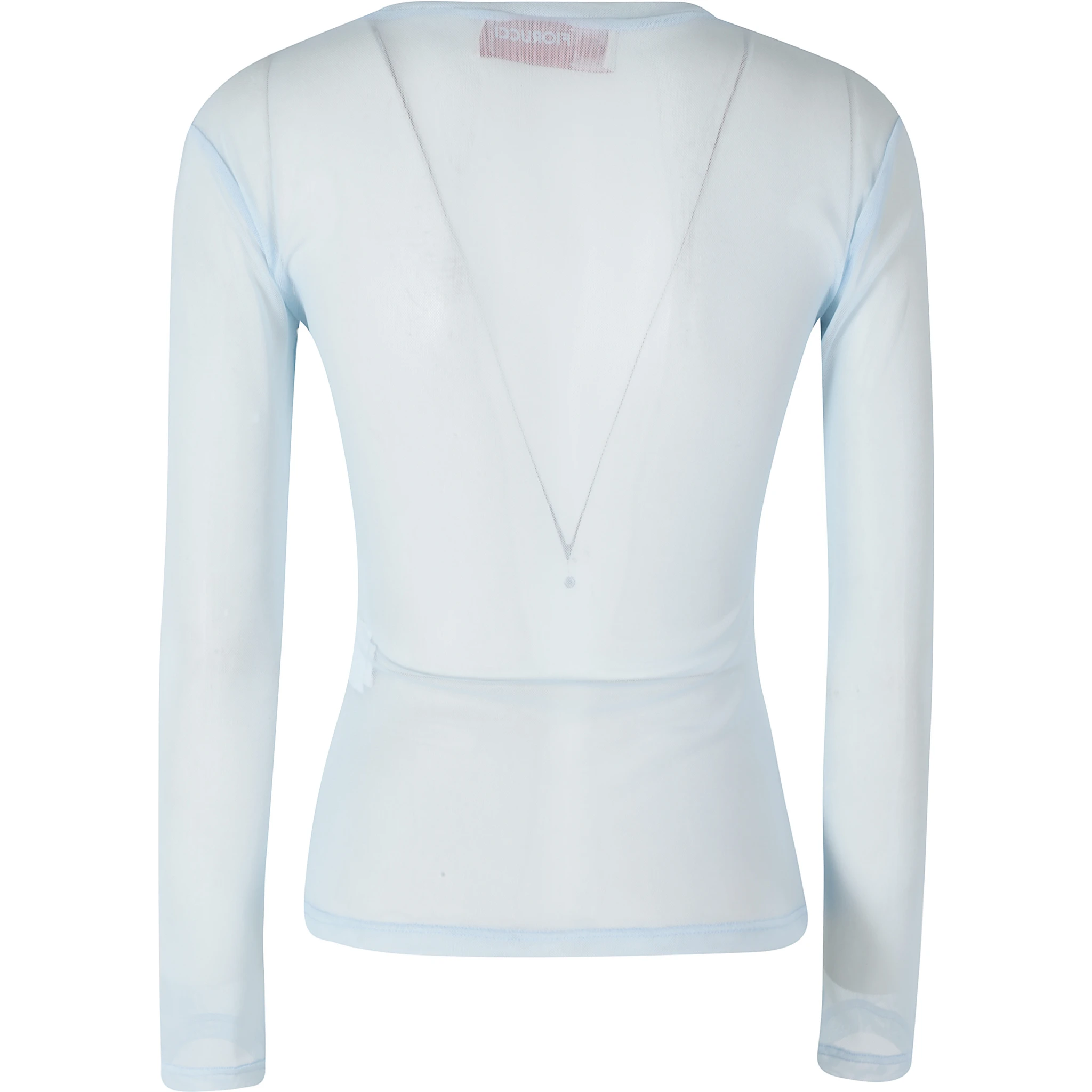 POODLE TULLE LONG SLEEVE TOP