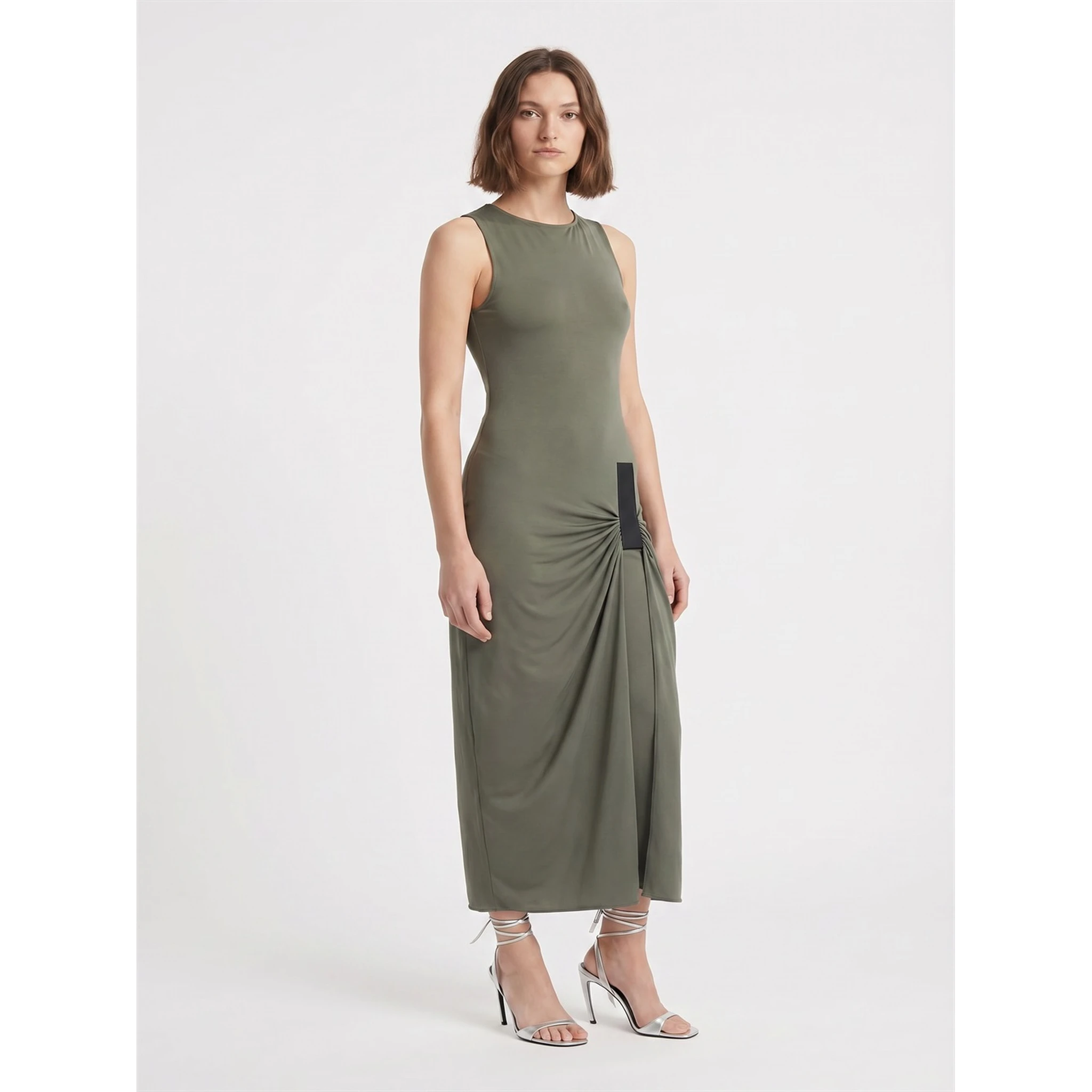 TAPED SUSPENDED DRESS