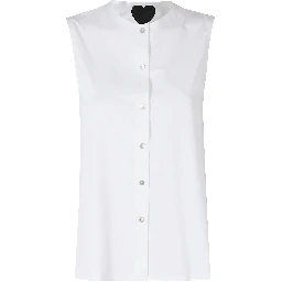 OXFORD SLEEVELESS SHIRT