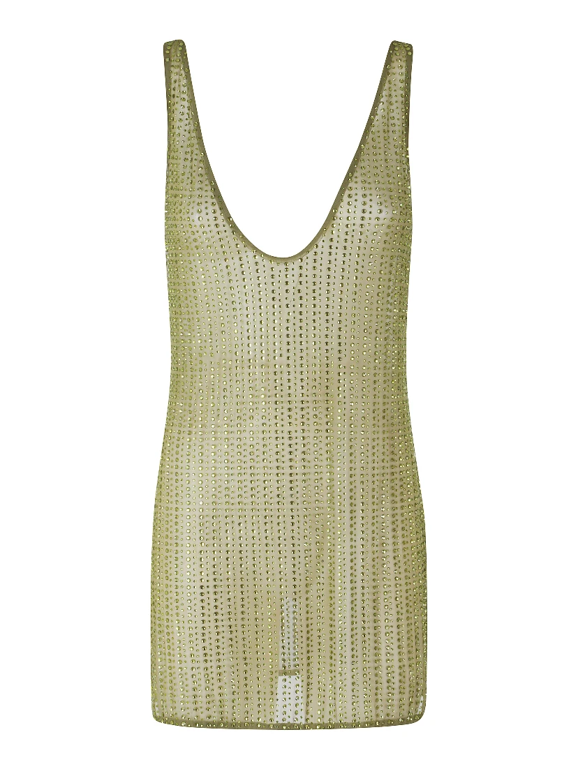 CRYSTAL MINI DRESS