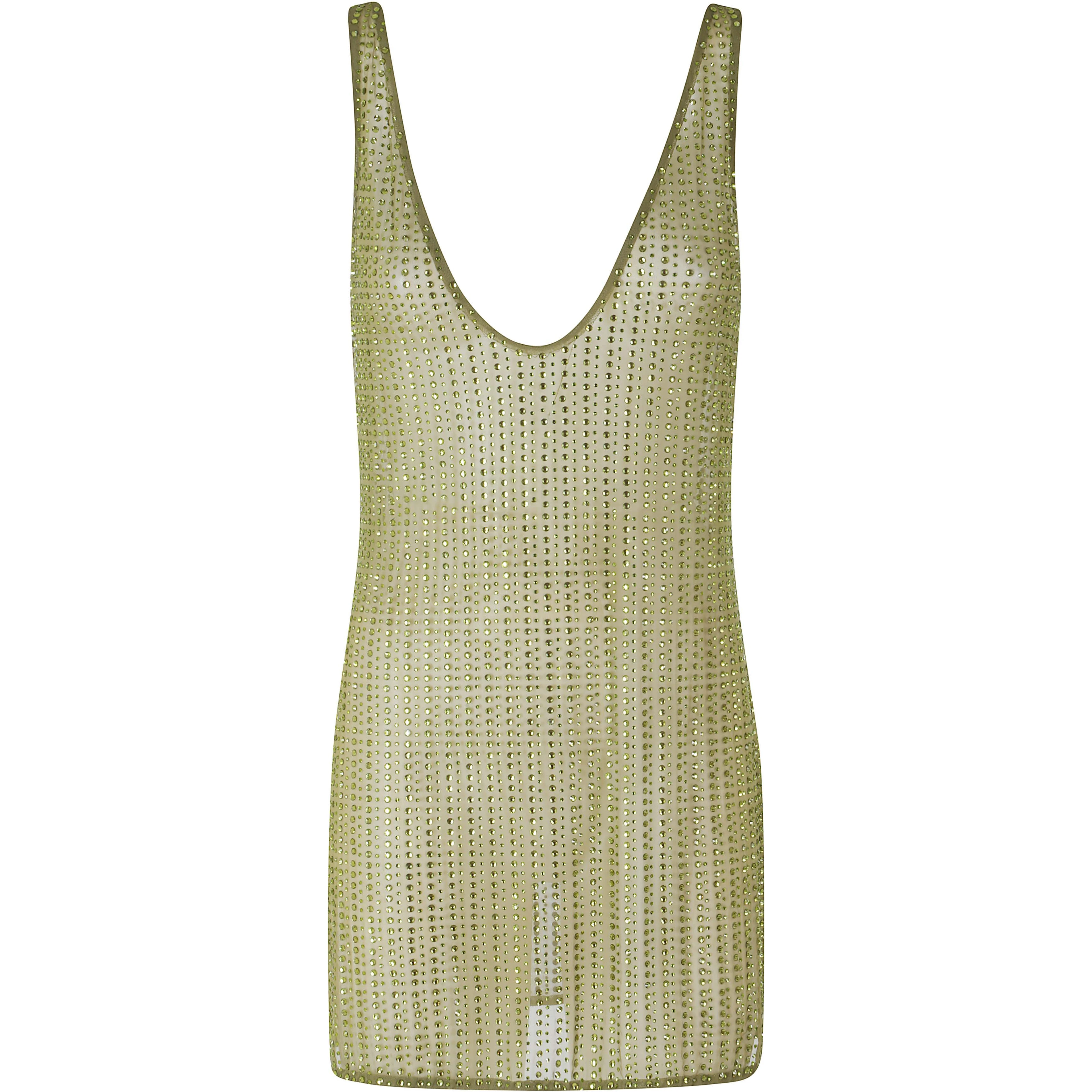 CRYSTAL MINI DRESS