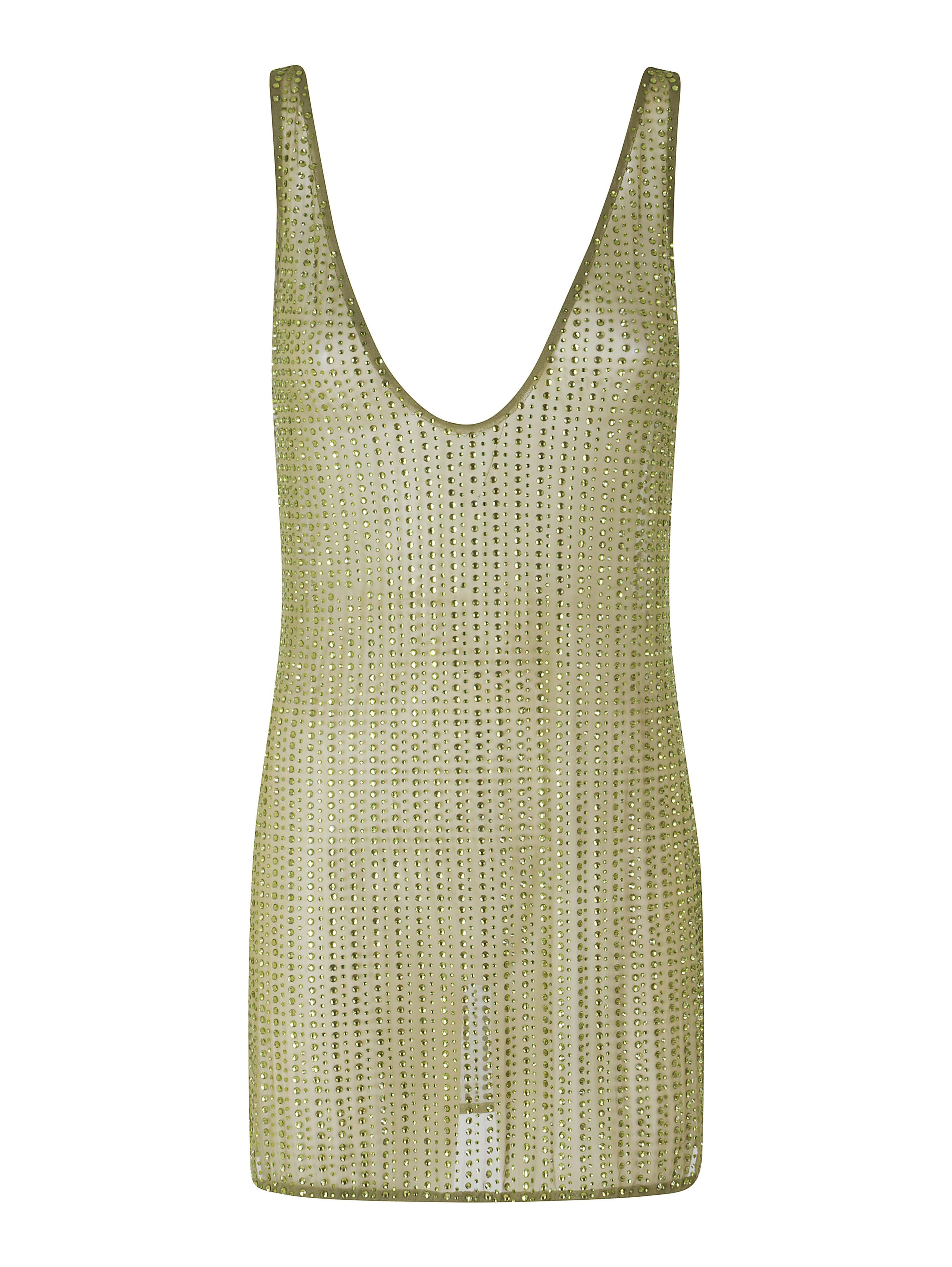 CRYSTAL MINI DRESS