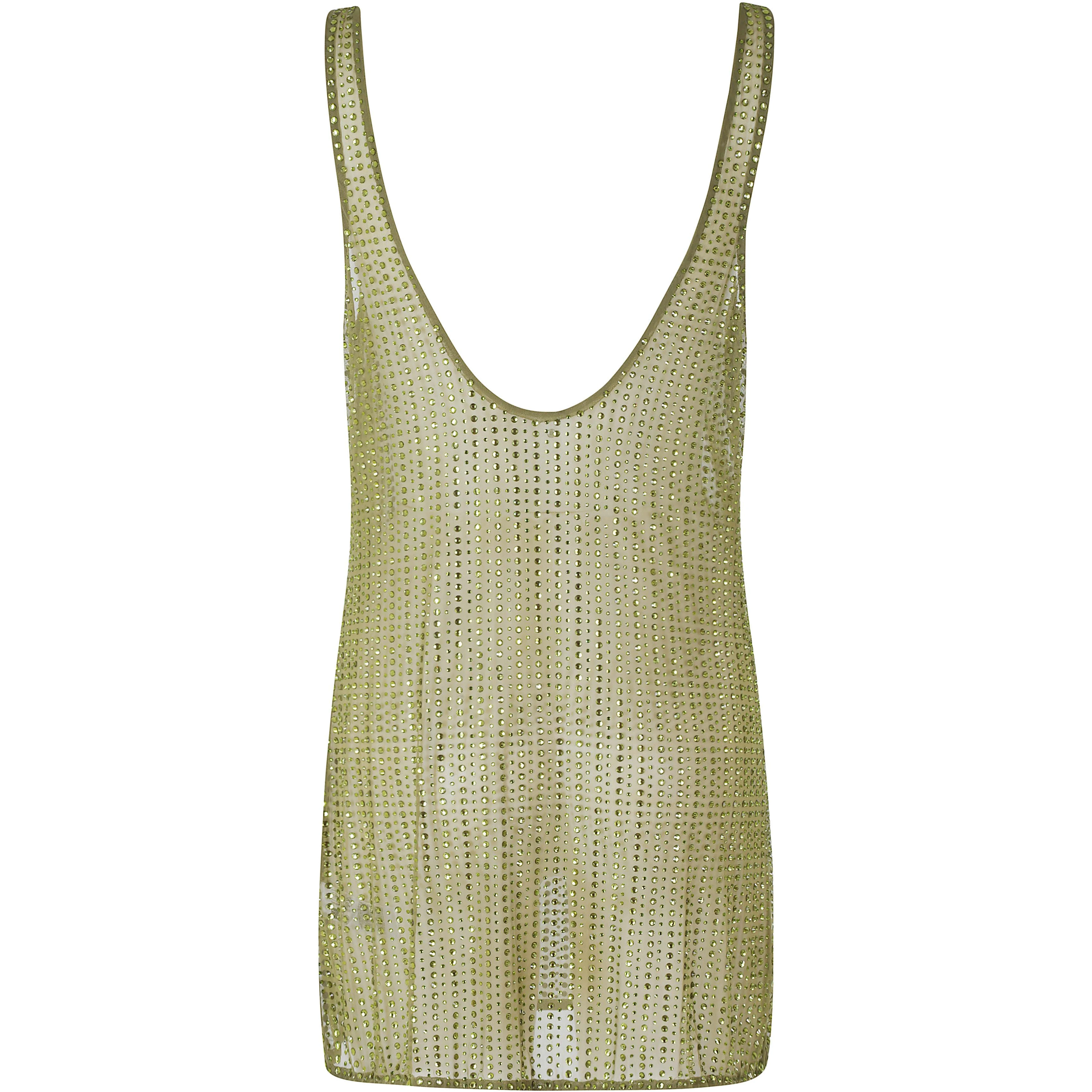 CRYSTAL MINI DRESS