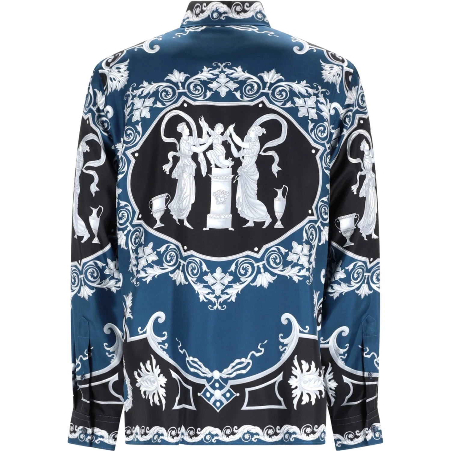 CAMICIA IN SETA STAMPATA