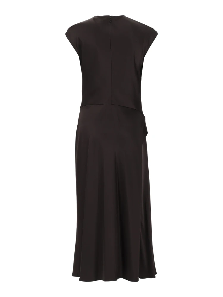 ABITO "TWIST BODICE" IN SATIN alternative