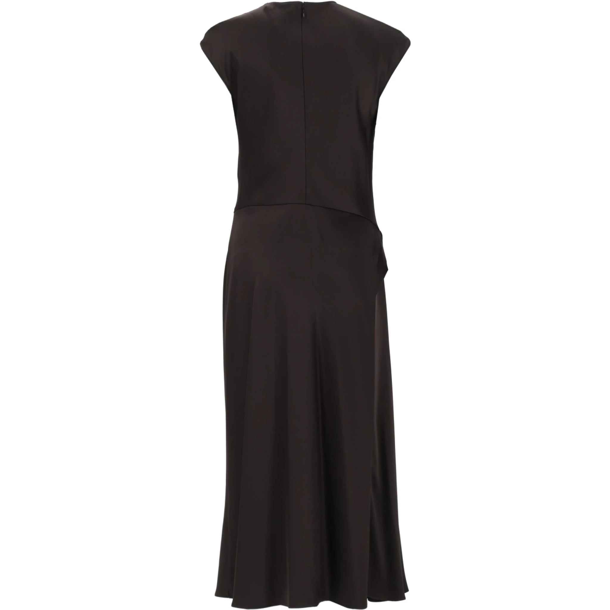 ABITO "TWIST BODICE" IN SATIN