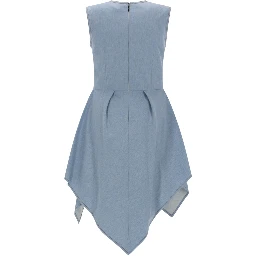 ABITO IN DENIM CON GONNA ASIMMETRICA