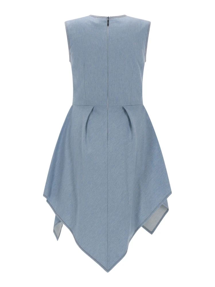 ABITO IN DENIM CON GONNA ASIMMETRICA