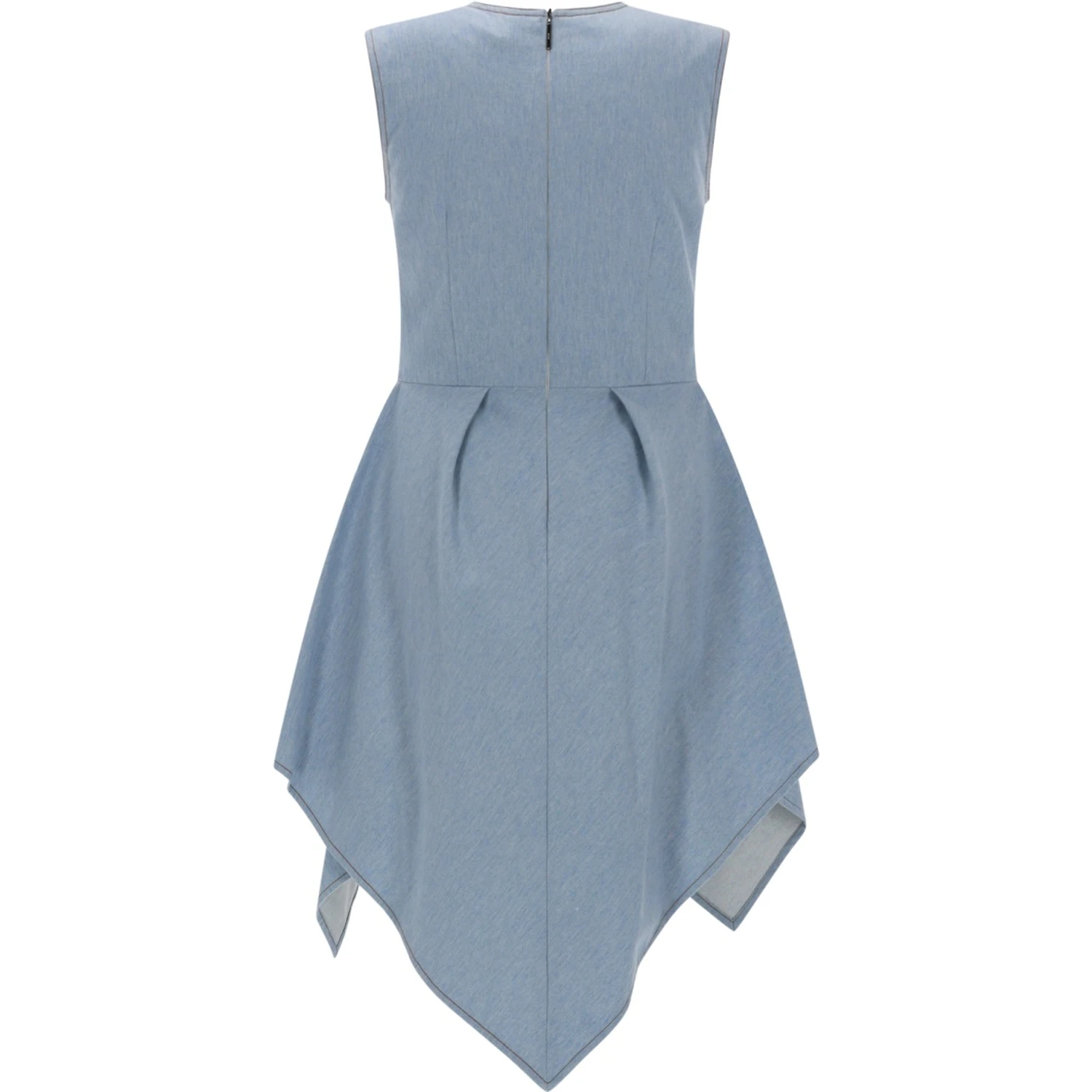 ABITO IN DENIM CON GONNA ASIMMETRICA