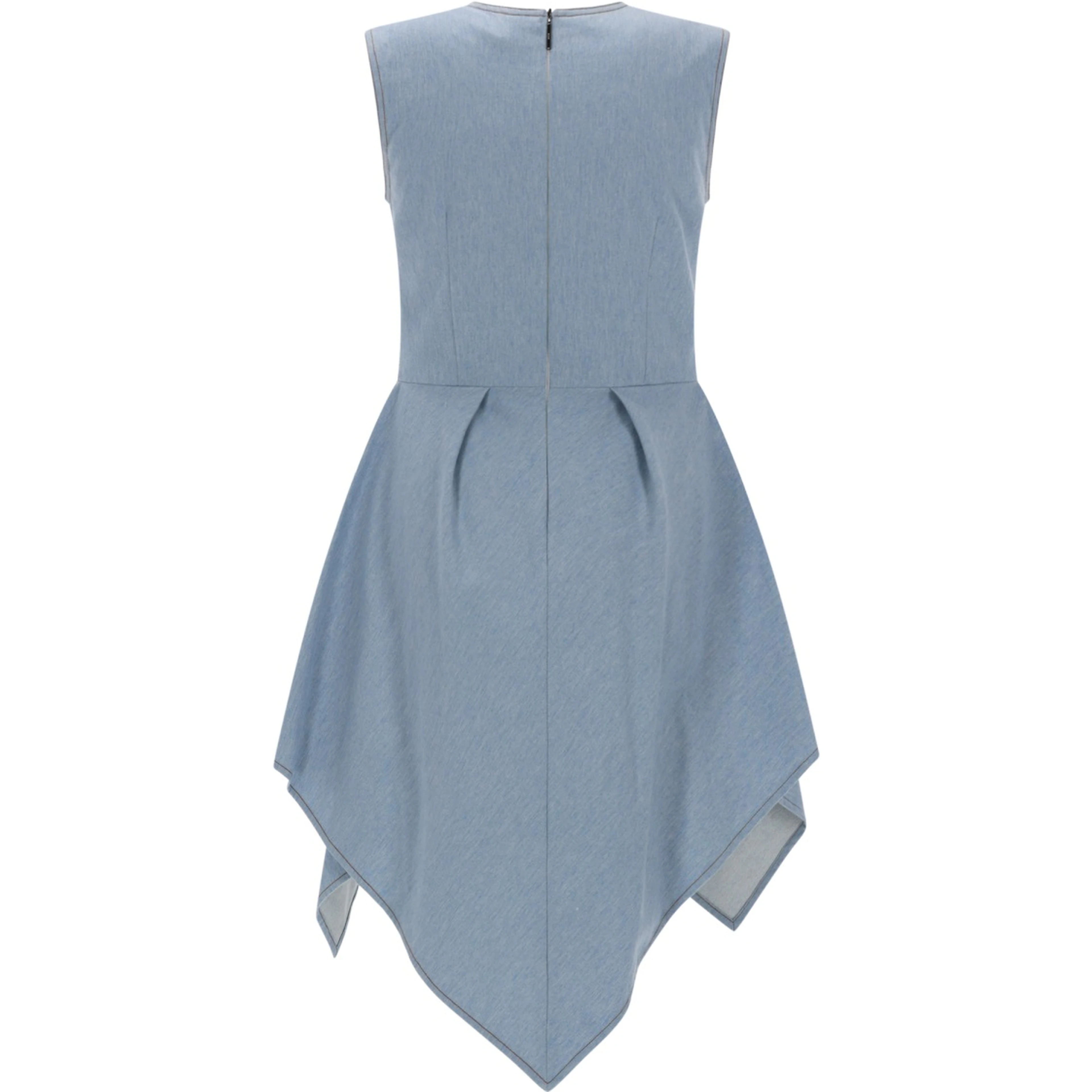 ABITO IN DENIM CON GONNA ASIMMETRICA