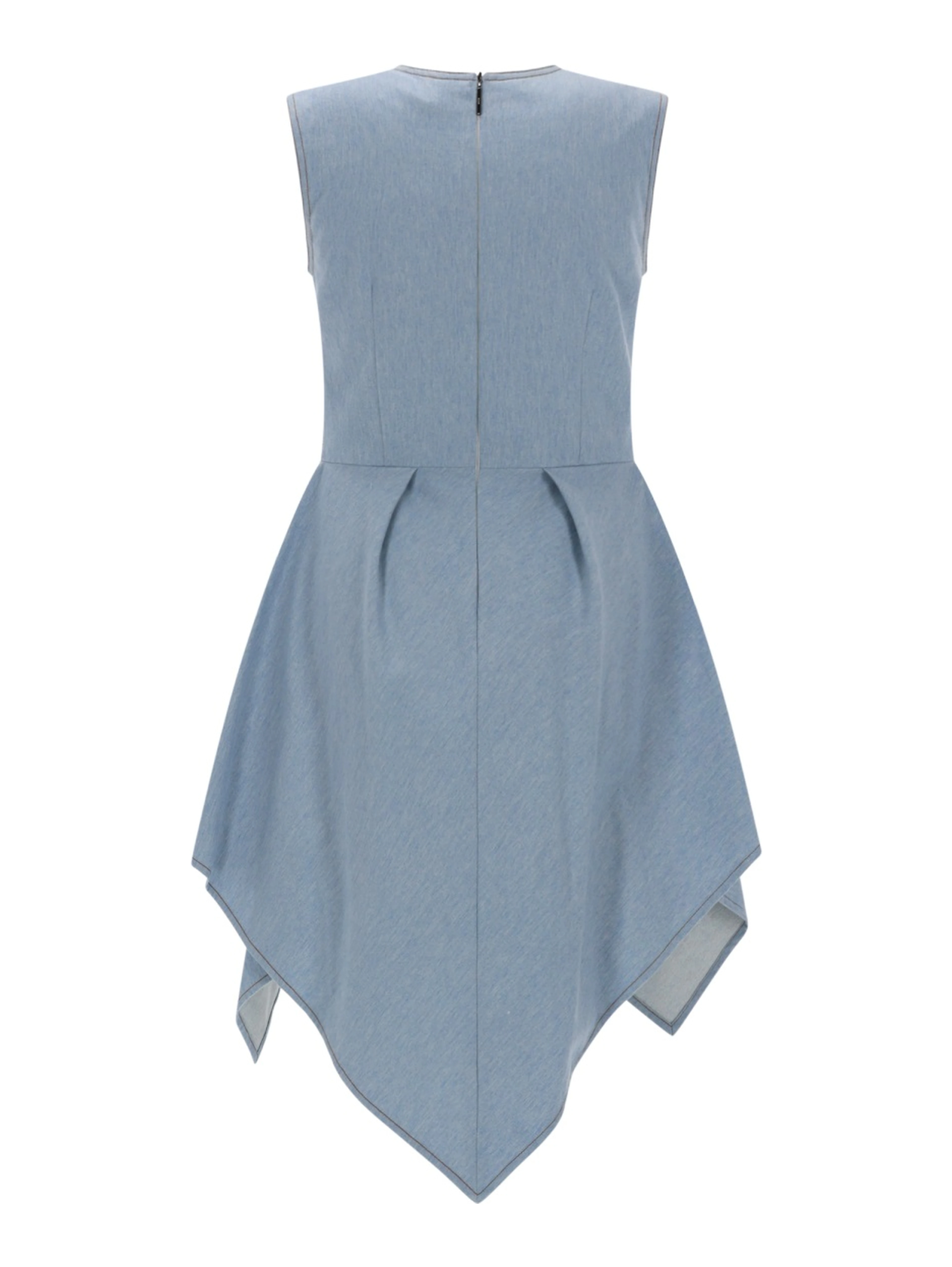 ABITO IN DENIM CON GONNA ASIMMETRICA