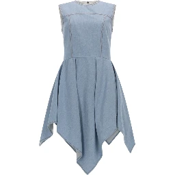 ABITO IN DENIM CON GONNA ASIMMETRICA