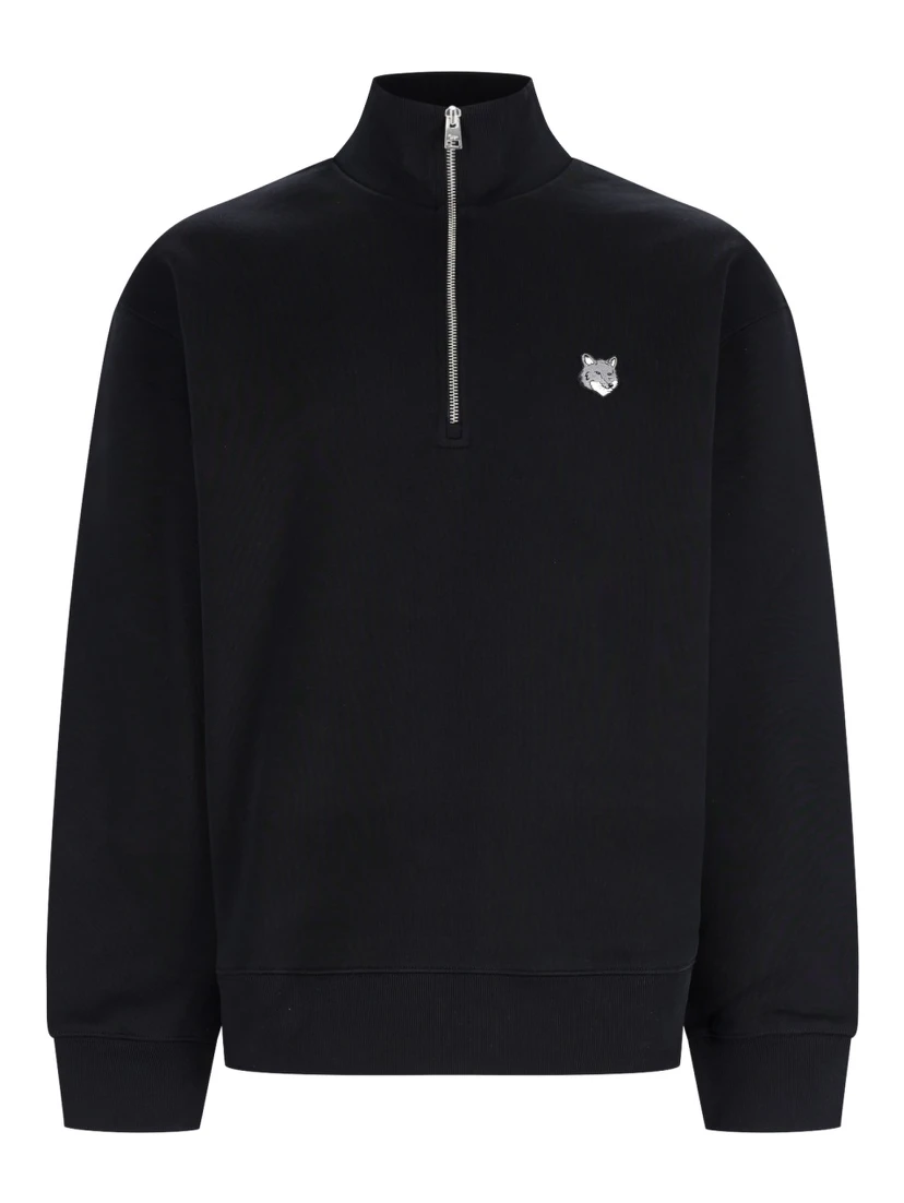 FELPA "FOX HEAD" CON ZIP