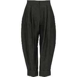 PANTALONE "CLOE" IN LINO E COTONE